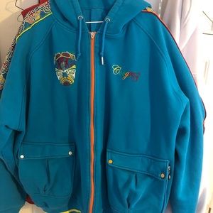 Coogi hoodie w/zipper